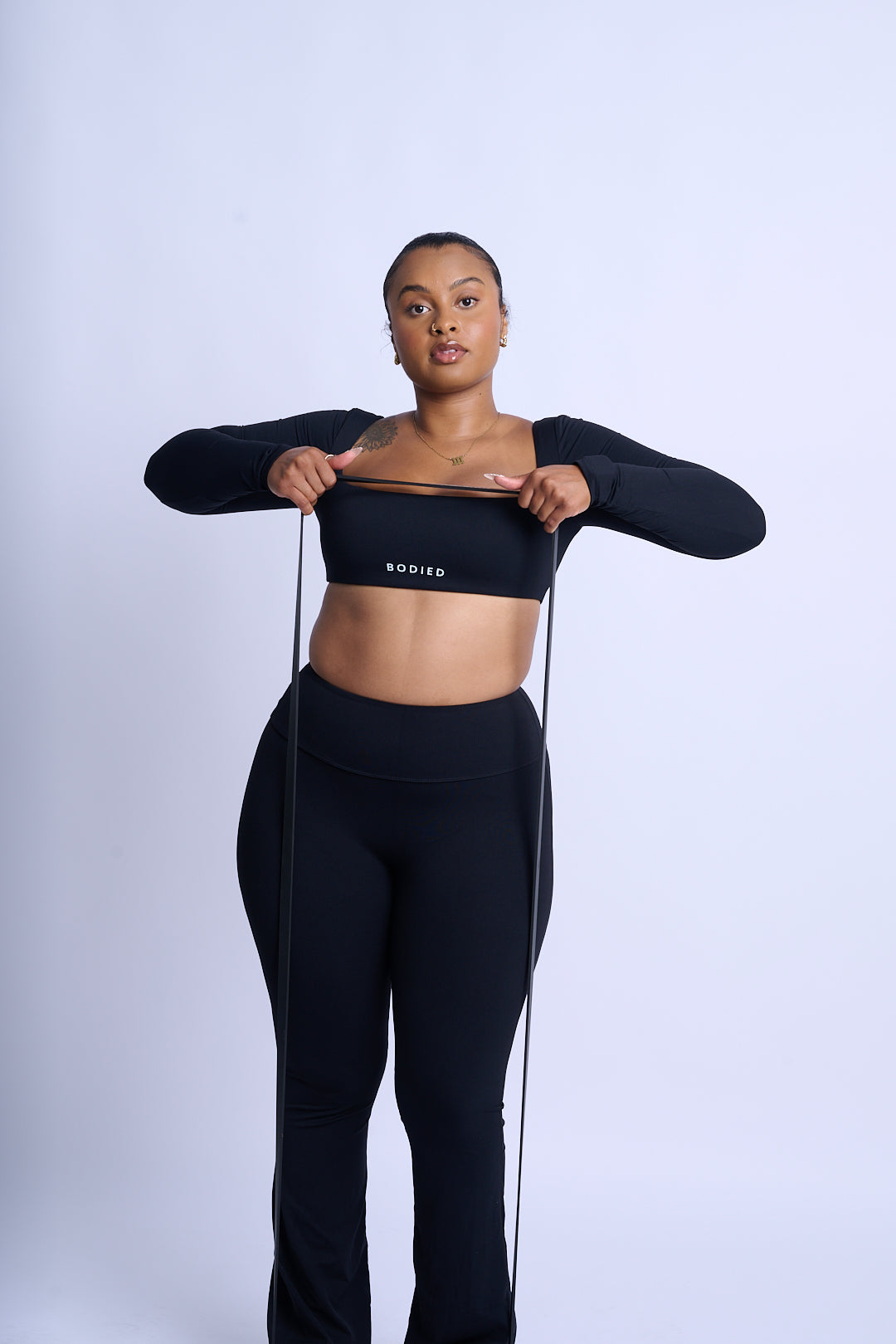 Bodied Motion Long- Sleeved Crop