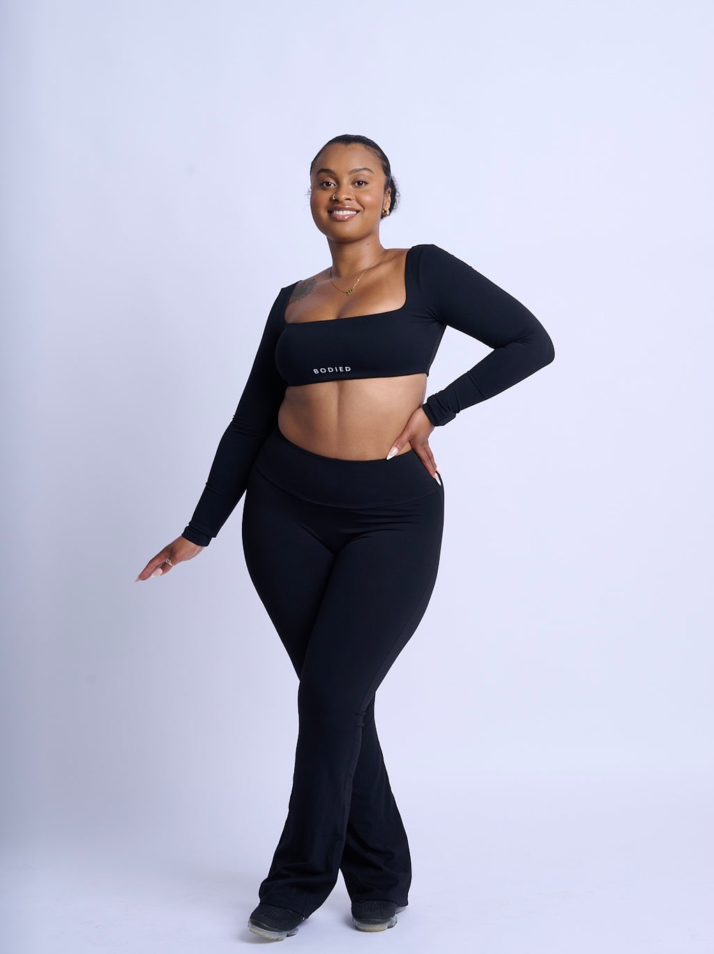 Bodied Motion Long- Sleeved Crop