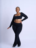 Bodied Motion Long- Sleeved Crop