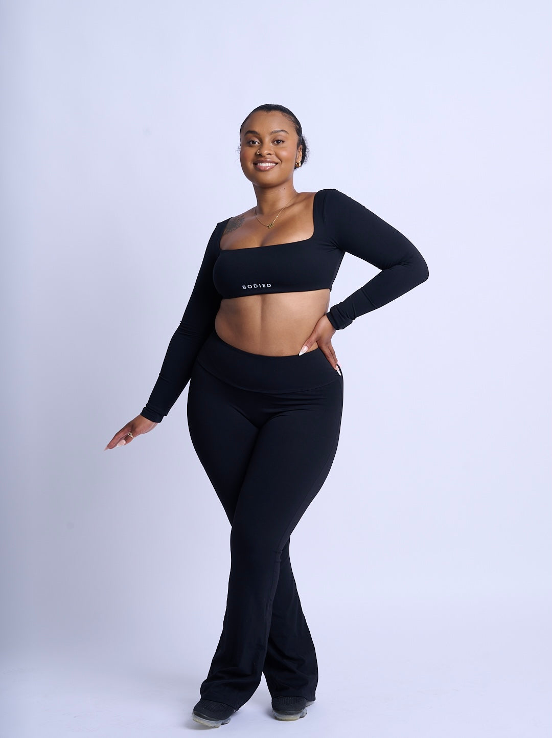 Bodied Motion Long- Sleeved Crop
