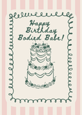 Bodied Birthday Card