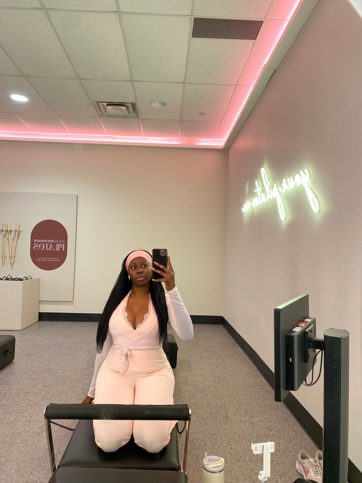 Bodied Blush Pink Wrap Top