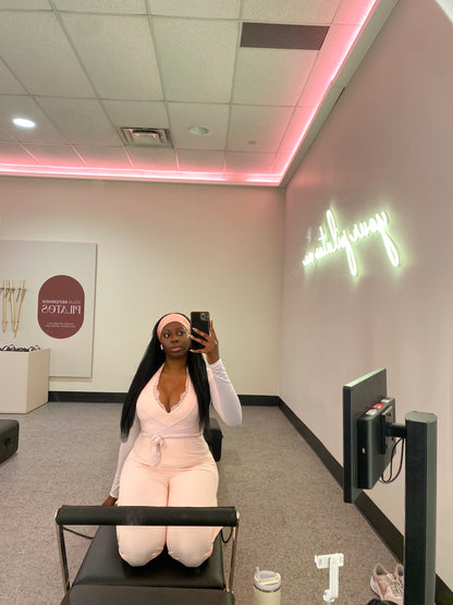 Bodied Blush Pink Wrap Top