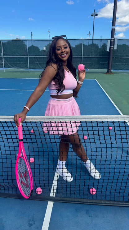 Bubblegum Babe Tennis Set