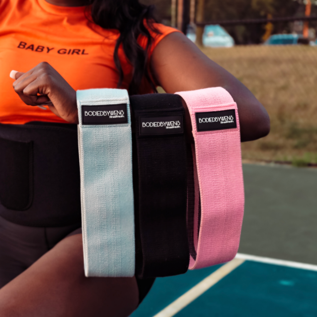 BODIEDBYWENS FABRIC RESISTANCE BANDS SET - BODIEDBYWENS