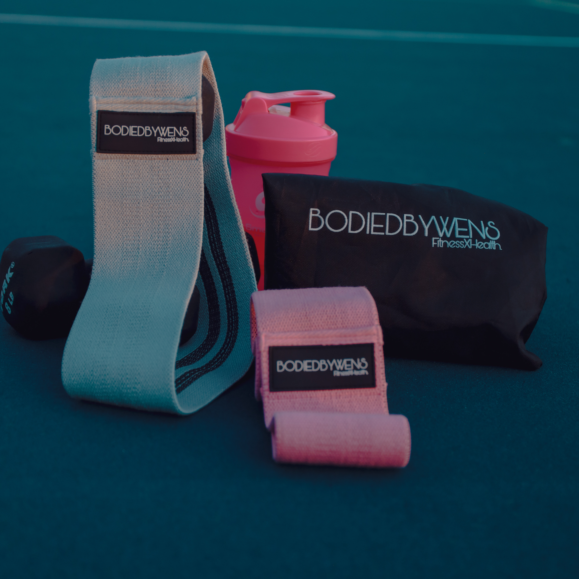 BODIEDBYWENS FABRIC RESISTANCE BANDS SET - BODIEDBYWENS